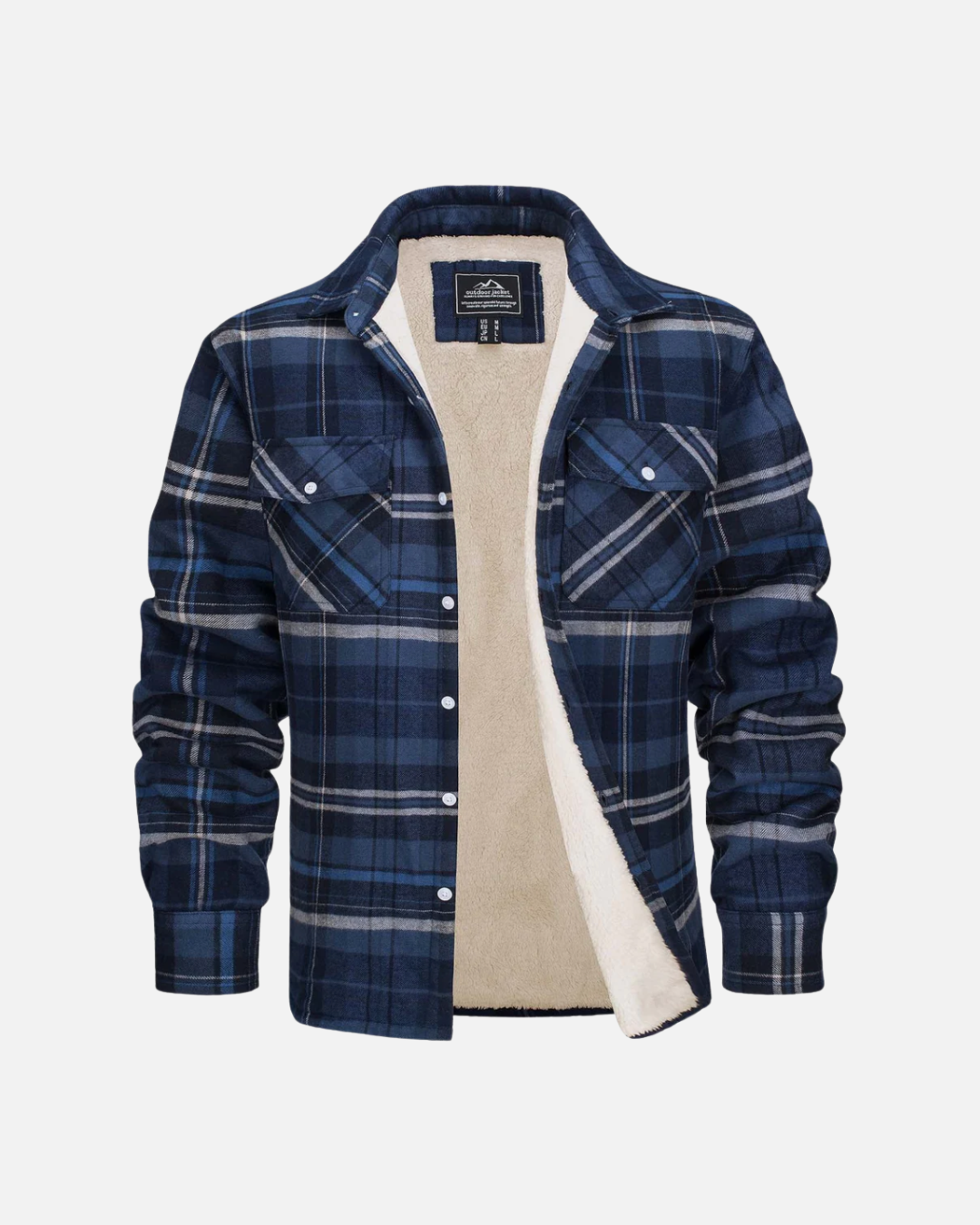 AURA | CHRIS FOREST CHECKERED SHIRT JACKET