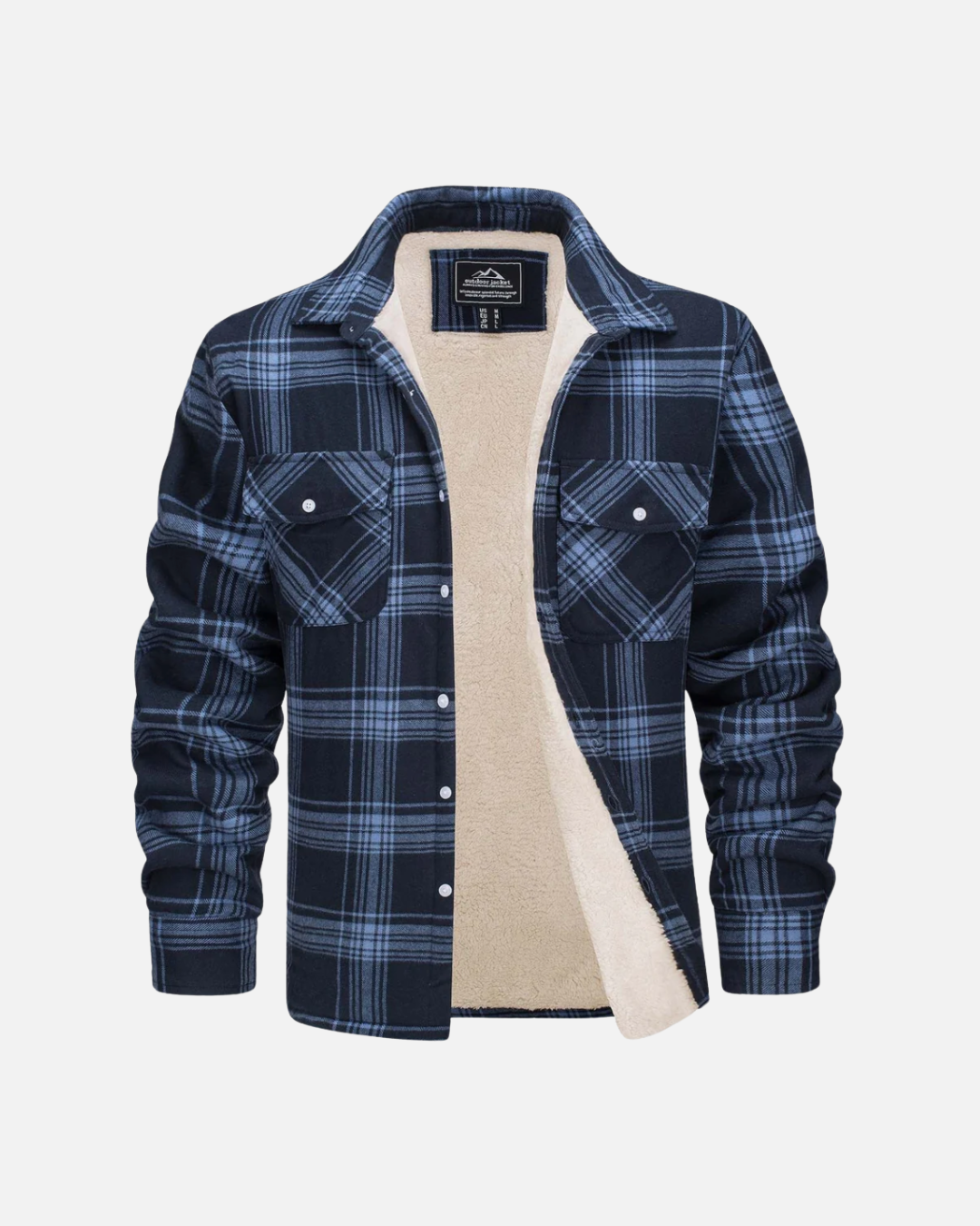 AURA | CHRIS FOREST CHECKERED SHIRT JACKET