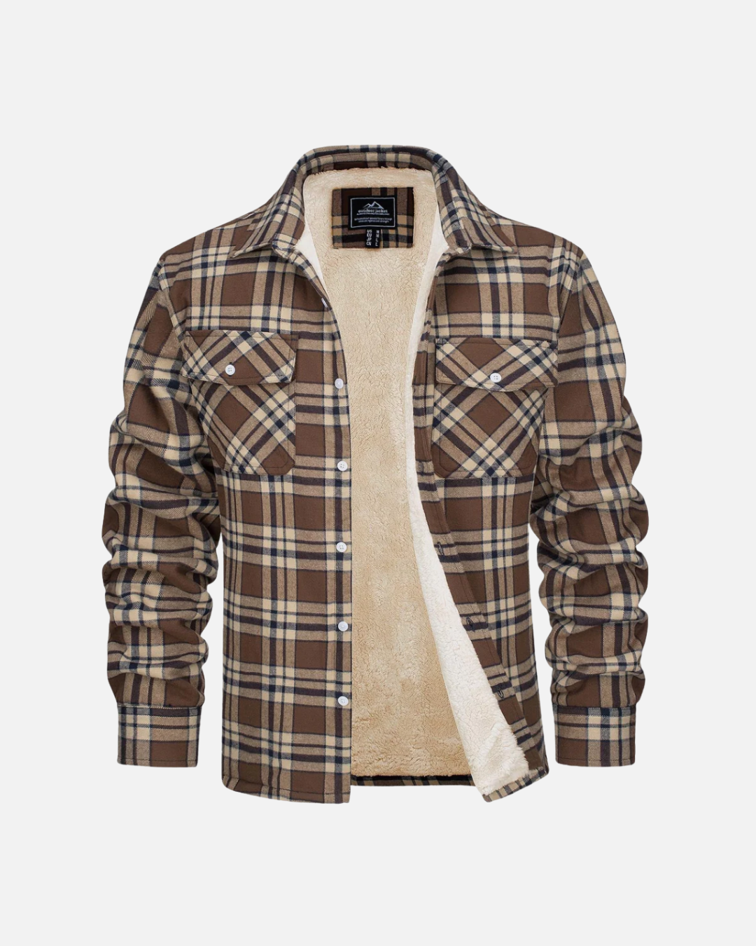AURA | CHRIS FOREST CHECKERED SHIRT JACKET
