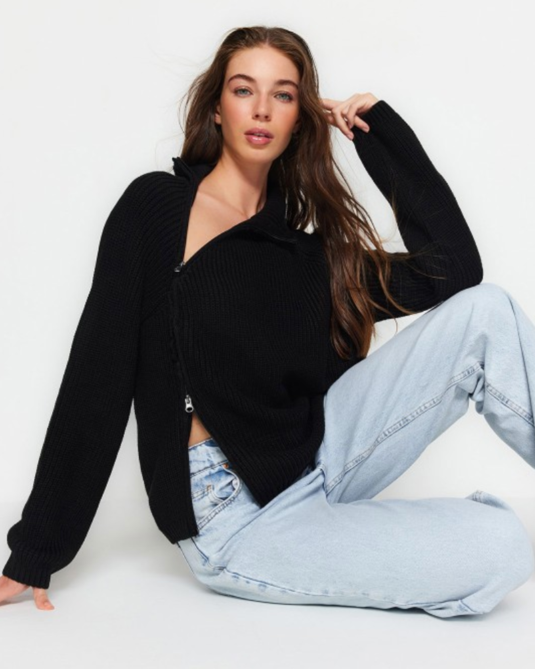 AURA | CHELSEA OVERSIZED TURTLENECK SWEATER