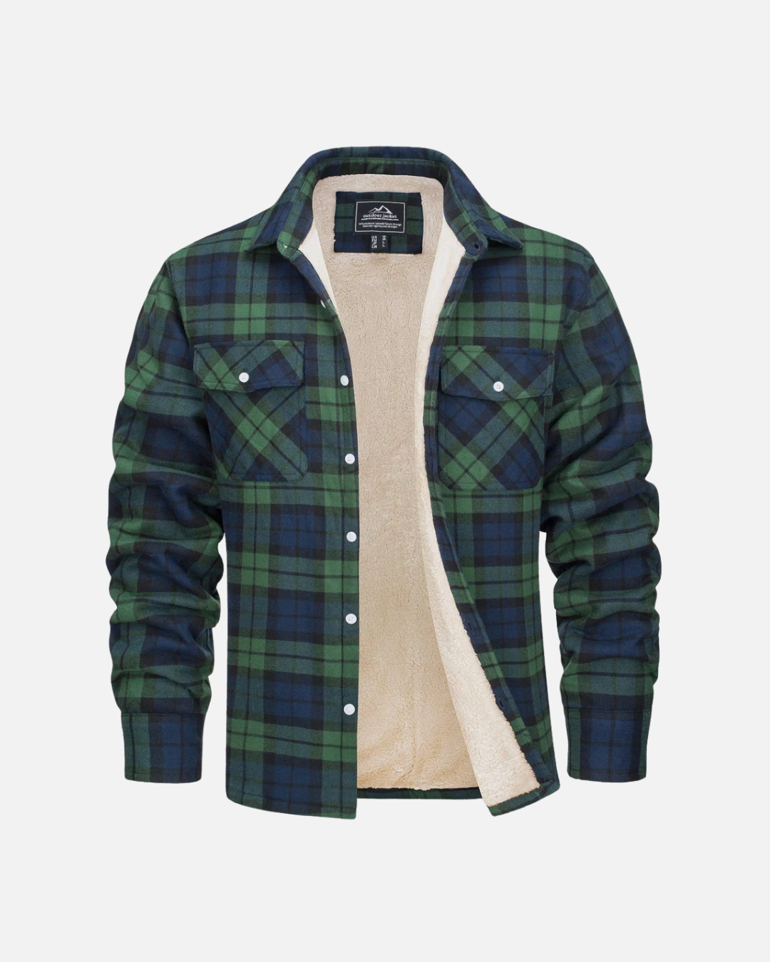 AURA | CHRIS FOREST CHECKERED SHIRT JACKET