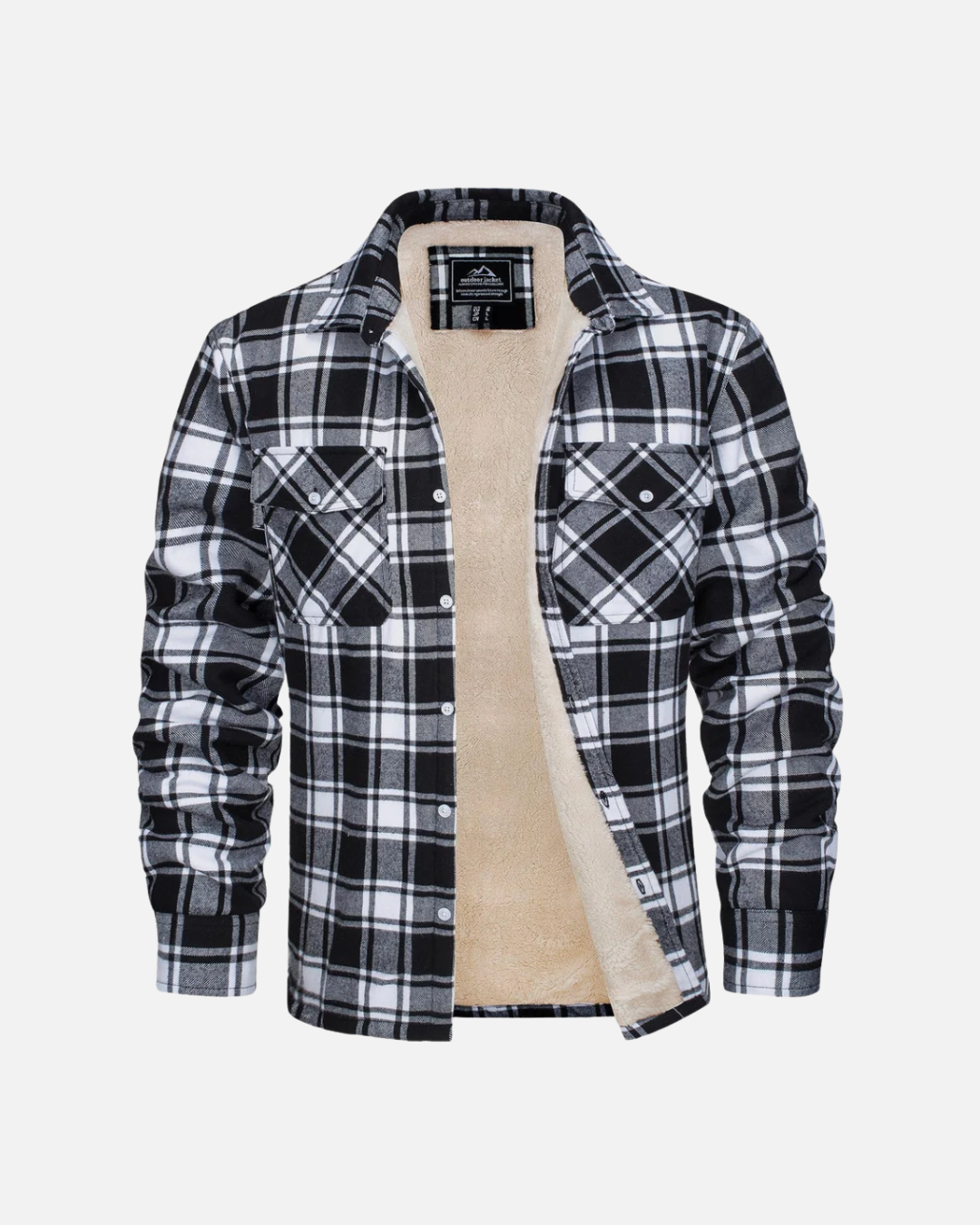 AURA | CHRIS FOREST CHECKERED SHIRT JACKET