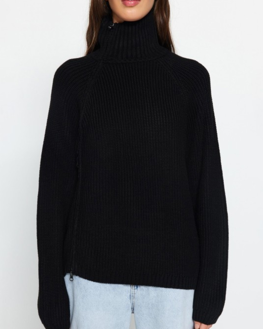 AURA | CHELSEA OVERSIZED TURTLENECK SWEATER