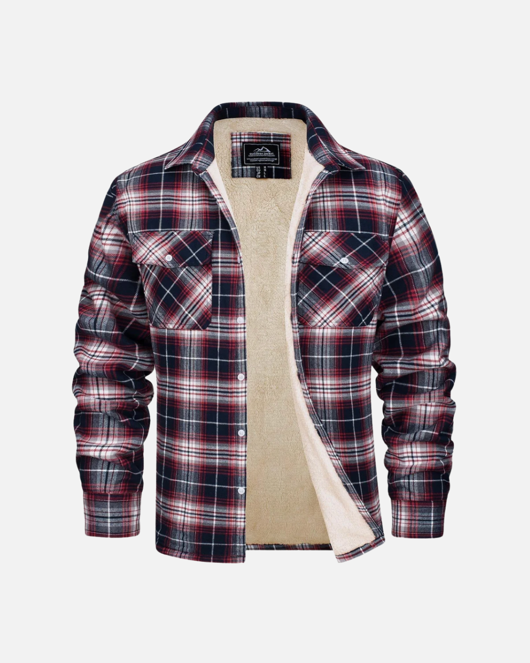 AURA | CHRIS FOREST CHECKERED SHIRT JACKET