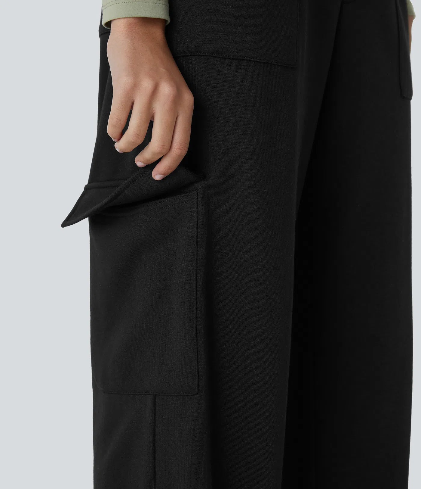 Fleece cargo bukser | Mellem højde cargo bukser | FREYSíA.