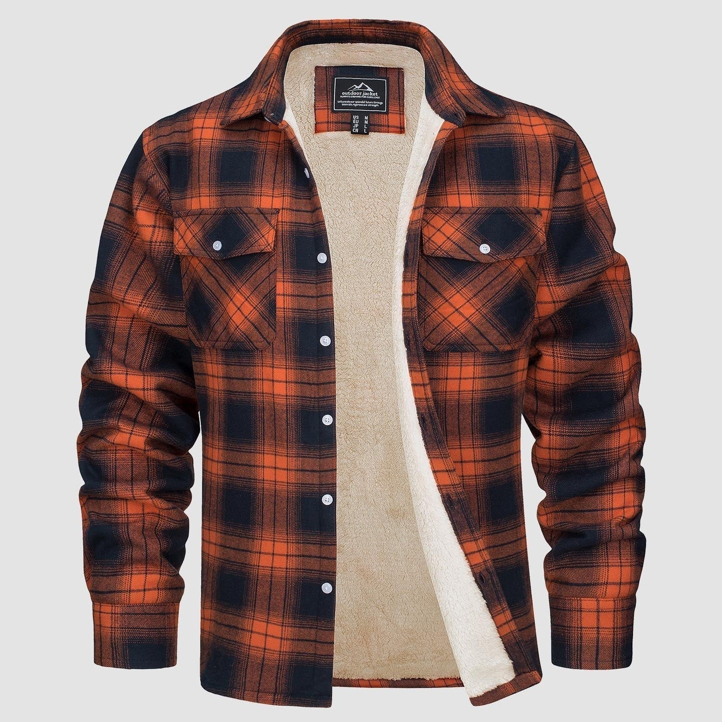 AURA | CHRIS FOREST CHECKERED SHIRT JACKET
