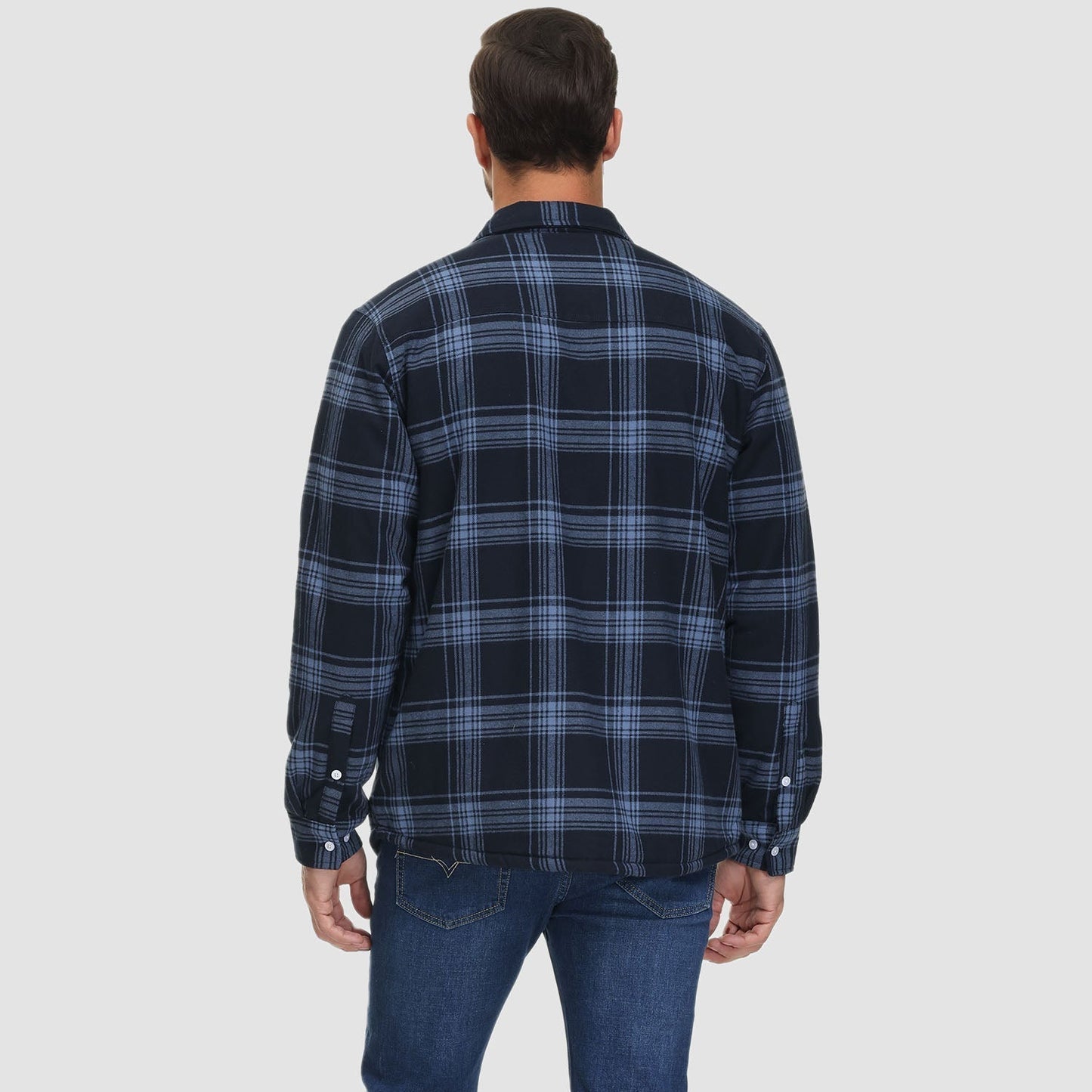 AURA | CHRIS FOREST CHECKERED SHIRT JACKET