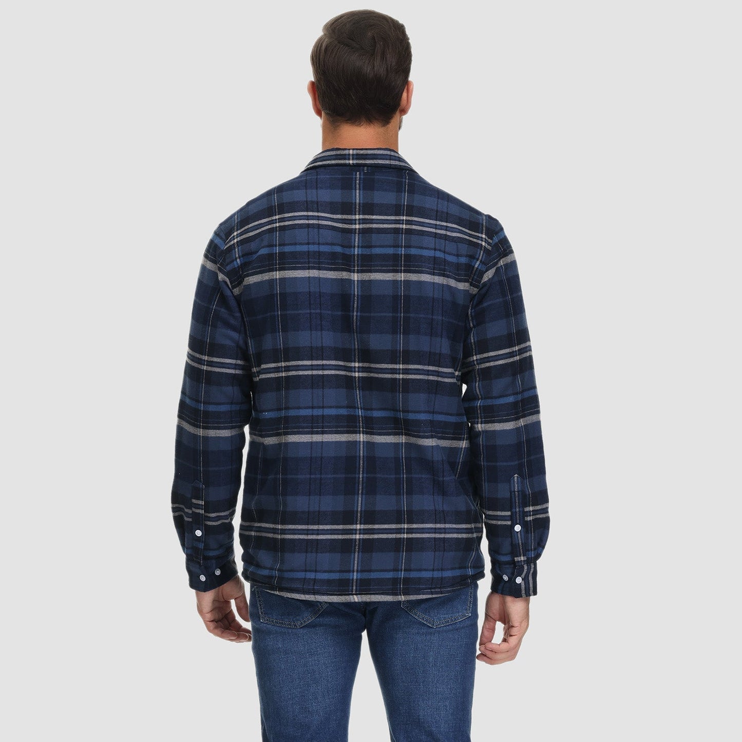 AURA | CHRIS FOREST CHECKERED SHIRT JACKET