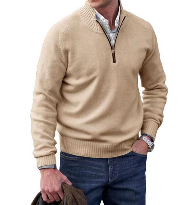 AURA | CRISPIN CLASSIC RIB-KNIT JUMPER