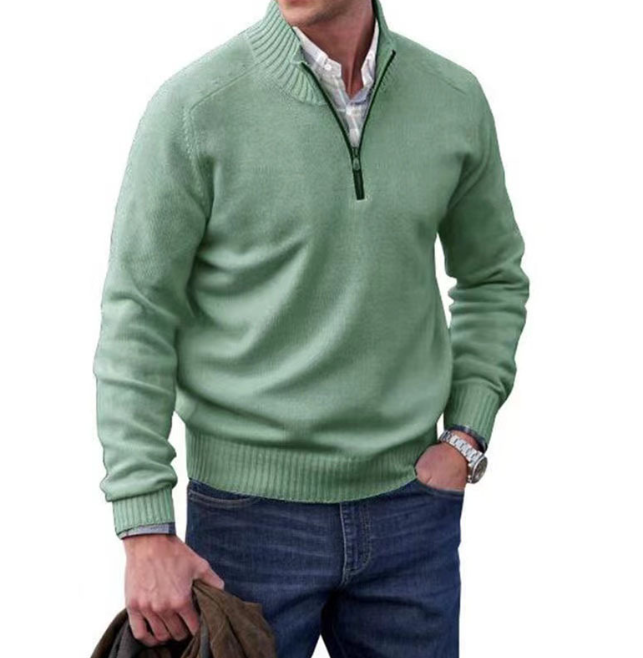 AURA | CRISPIN CLASSIC RIB-KNIT JUMPER