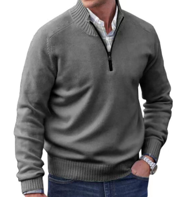 AURA | CRISPIN CLASSIC RIB-KNIT JUMPER