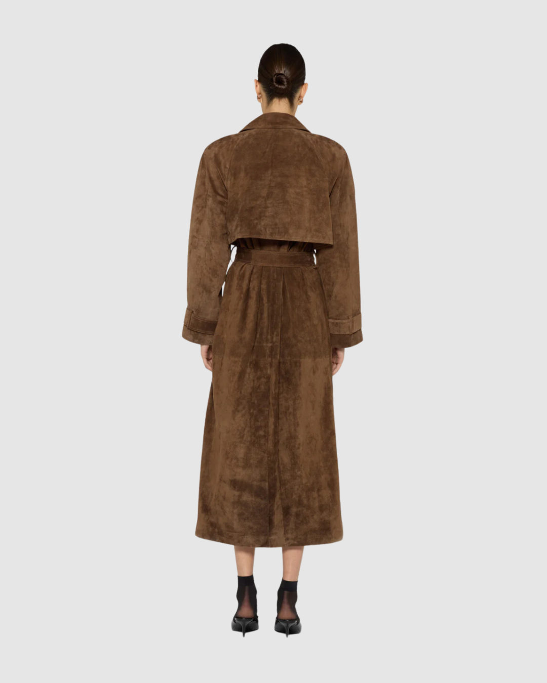 Suedes Trenchcoat | Kvindernes Trenchcoat | FREYSíA.