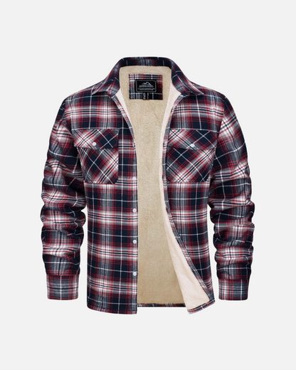 AURA | CHRIS FOREST CHECKERED SHIRT JACKET
