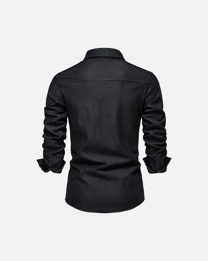 Herre denim skjorte | Roman denim skjorte | FREYSíA.