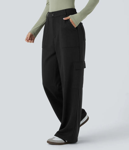Fleece cargo bukser | Mellem højde cargo bukser | FREYSíA.