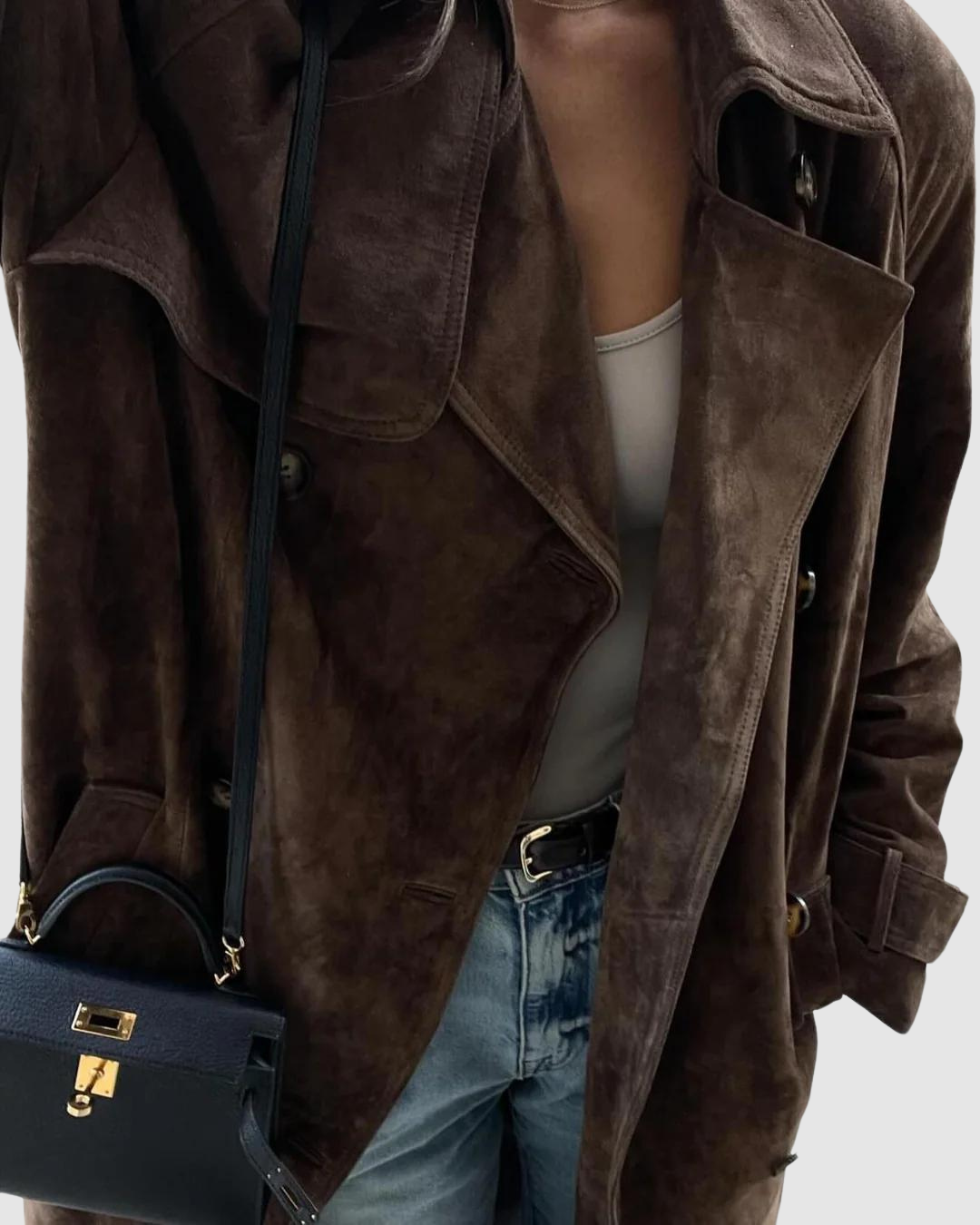 AURA | FAUX TRENCH COAT