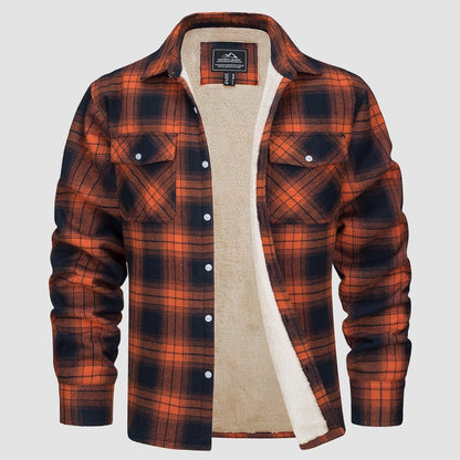 AURA | CHRIS FOREST CHECKERED SHIRT JACKET