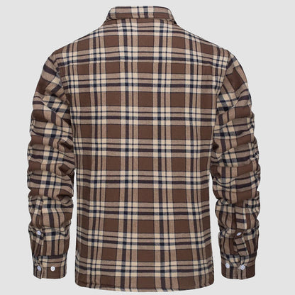 AURA | CHRIS FOREST CHECKERED SHIRT JACKET