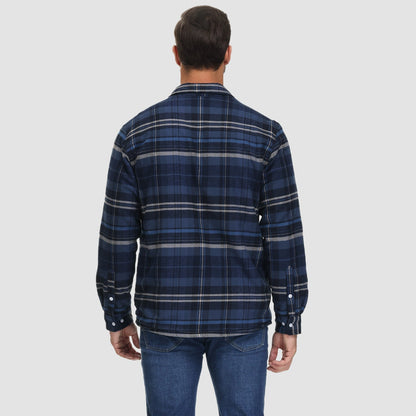 AURA | CHRIS FOREST CHECKERED SHIRT JACKET