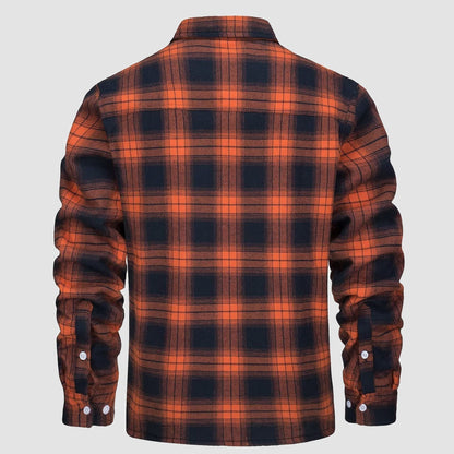 AURA | CHRIS FOREST CHECKERED SHIRT JACKET