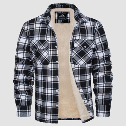 AURA | CHRIS FOREST CHECKERED SHIRT JACKET