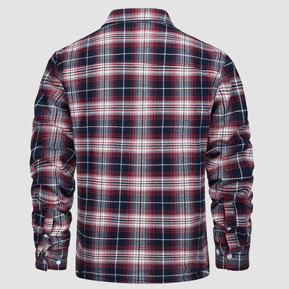 AURA | CHRIS FOREST CHECKERED SHIRT JACKET