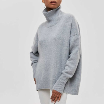 AURA | KNITTED ROLL-NECK JUMPER