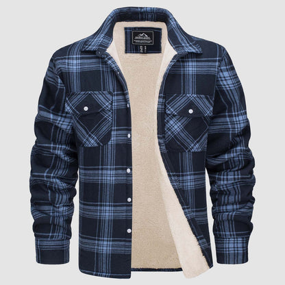 AURA | CHRIS FOREST CHECKERED SHIRT JACKET